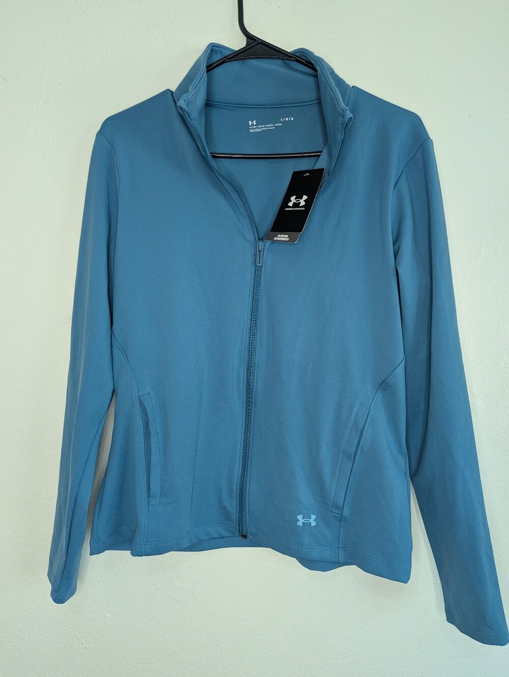 NWT Under Armour Motion Zip Up Jacket Women's Size L